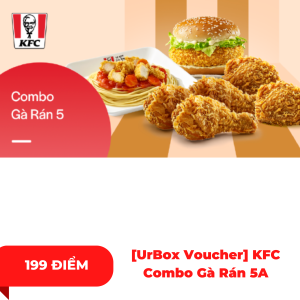 [UrBox Voucher] KFC Combo Gà Rán 5A 